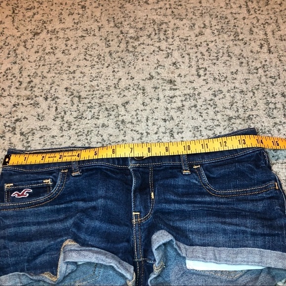 Hollister Denim Jean Shorts Size 25 - Picture 6 of 8